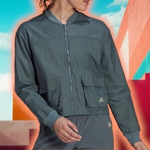NWT Adidas ‘U4U Track Jacket’ in “Blue Oxide / Halo Green” Size Medium